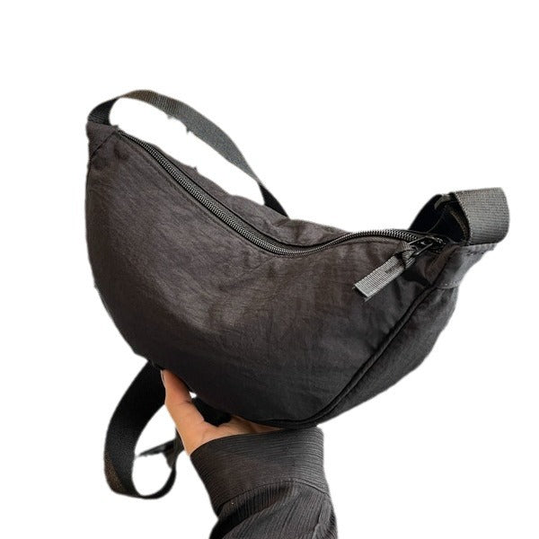 Pleated Dumpling Korean Style Solid Color Shoulder Bags
