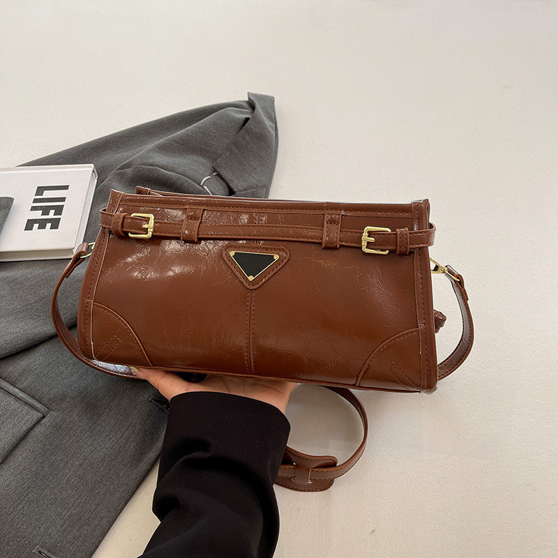 Women's Fashion Trend Pillow Retro Advanced Texture Crossbody Bags