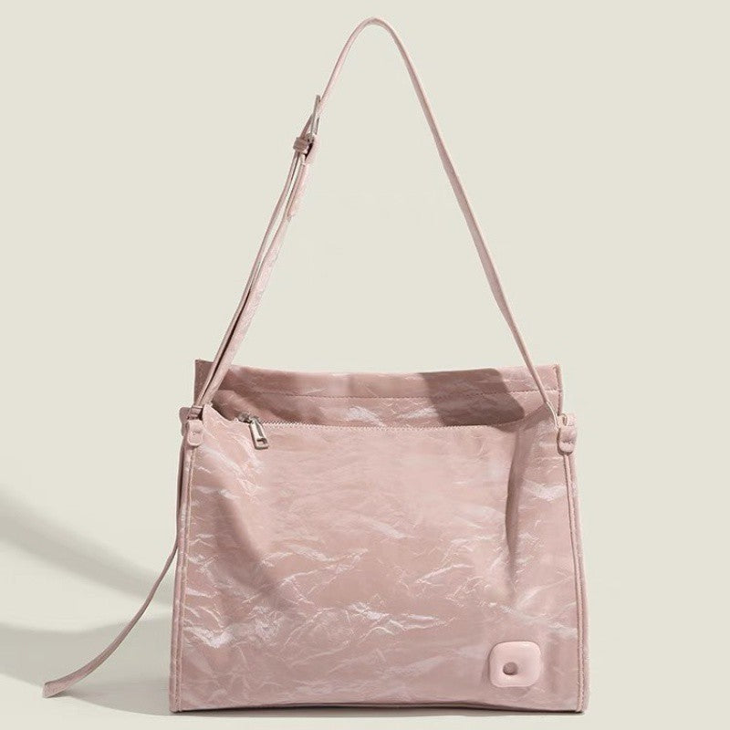 High Stylish Textured Large Capacity Class Underarm Tide Leisure Shoulder Bags