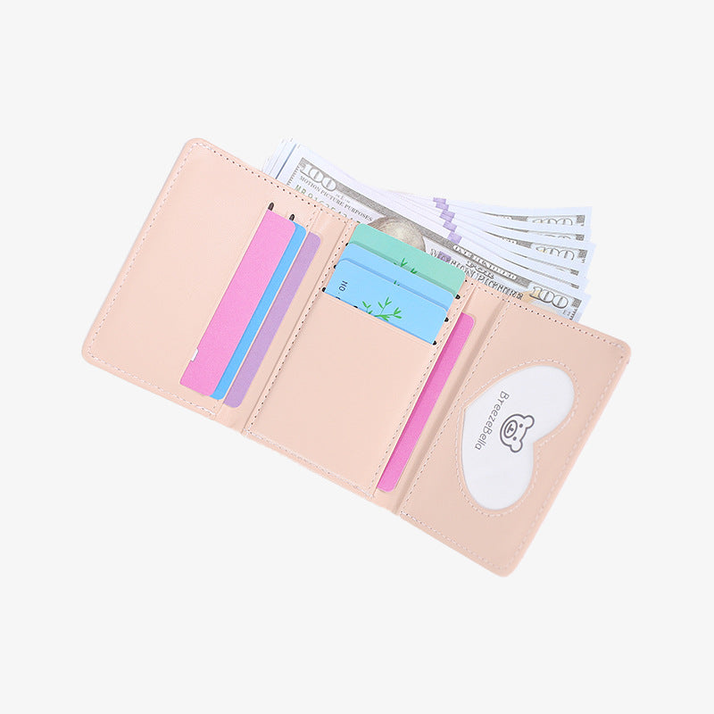 Cat Tail Cute Fashion Cartoon Printed Card Holder
