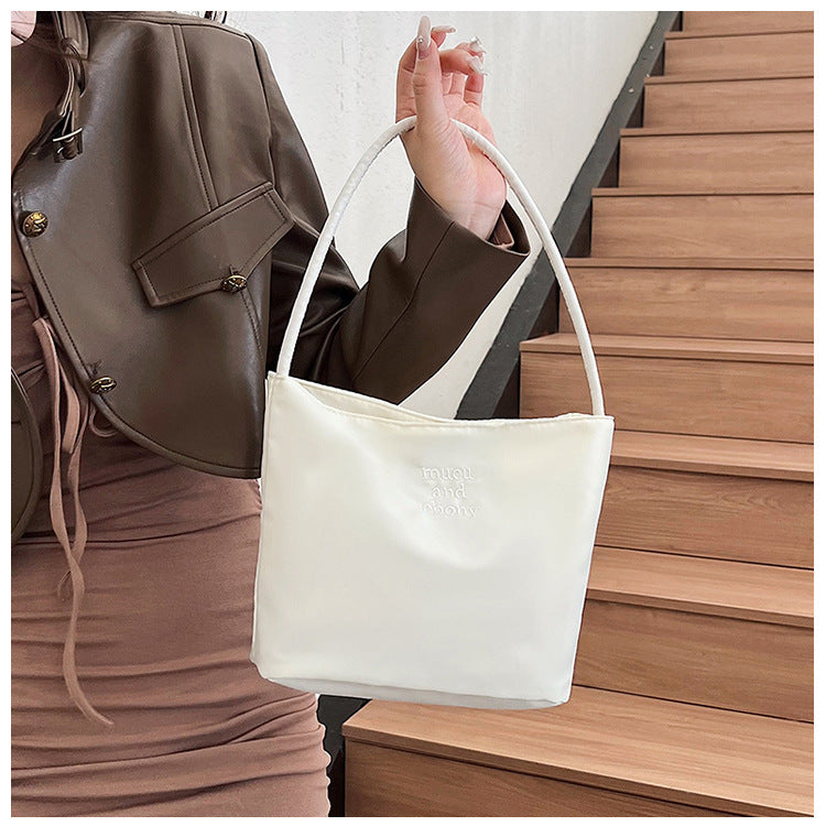Gift Design Letter Embroidered Commuter Simple Bags