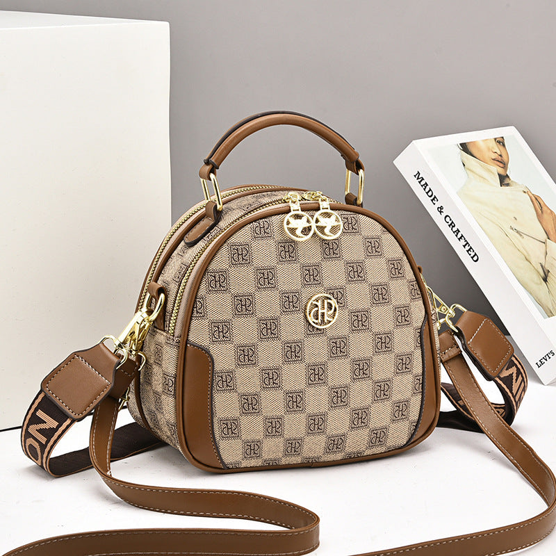 Women's Elegant Summer Round Printed Fashion Crossbody Bags