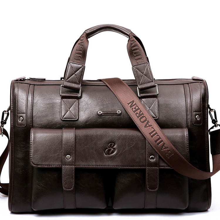 Men's Portable Horizontal Large Capacity Short Trip Men's Messenger Bags
