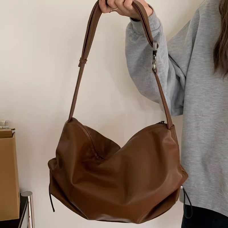 Women's Pleated Today Popular High-grade Sensitive Wide Crossbody Bags