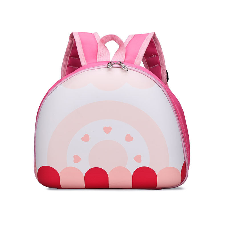 Children's Korean Style Rainbow Donut Boys Cute Backpacks