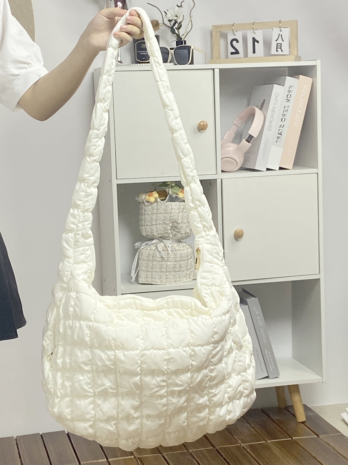 Women's Korean Pleated Cloud Versatile Large Capacity Crossbody Bags
