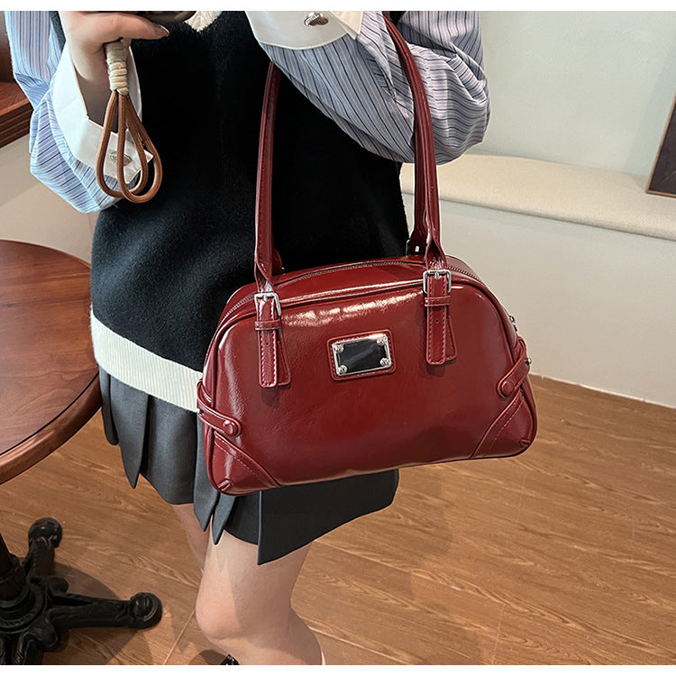 Women's High-grade Large Capacity Bowling Stylish Good Shoulder Bags