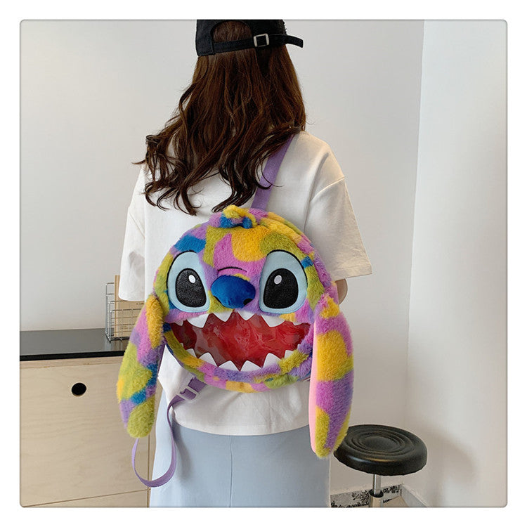 Machines Gift Cartoon Cute Toy Stitch Crossbody Bags