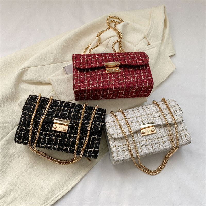 Women's Retro Summer Tide Leisure Simple Chain Shoulder Bags