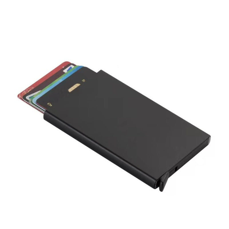 Automatic Pinball Cassette Aluminum Box Credit Card Holder