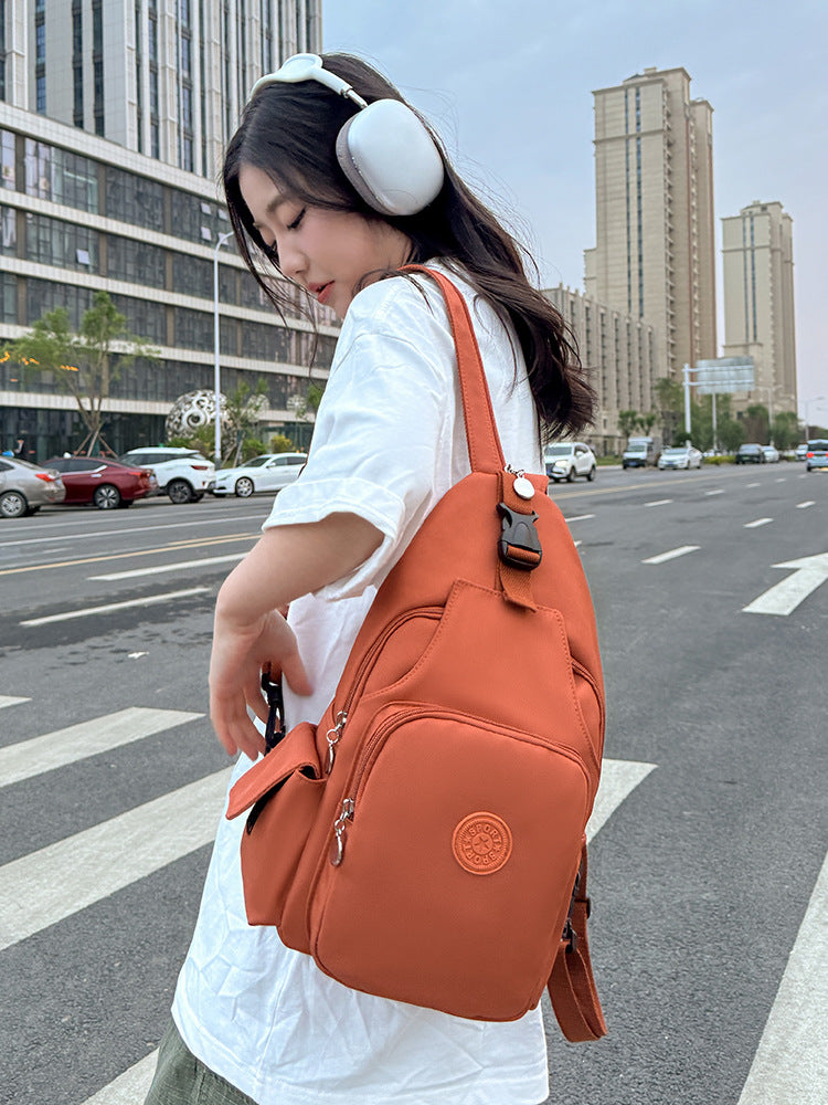 Women's & Men's & Multifunctional Oxford Cloth Lightweight Sports Backpacks