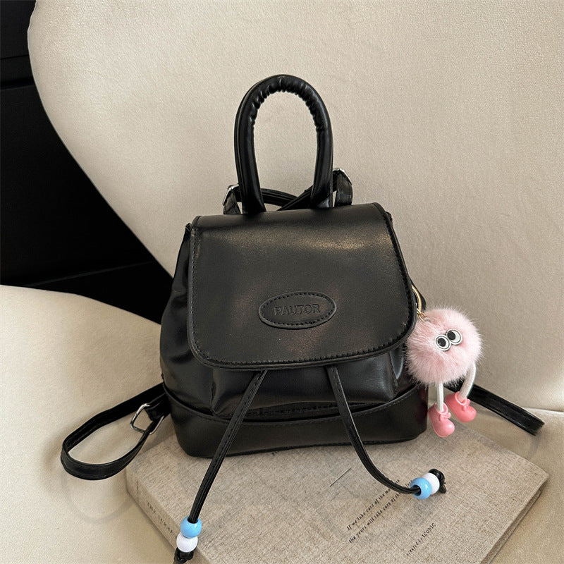 Women's Retro Fashion Solid Color Spring Western Backpacks
