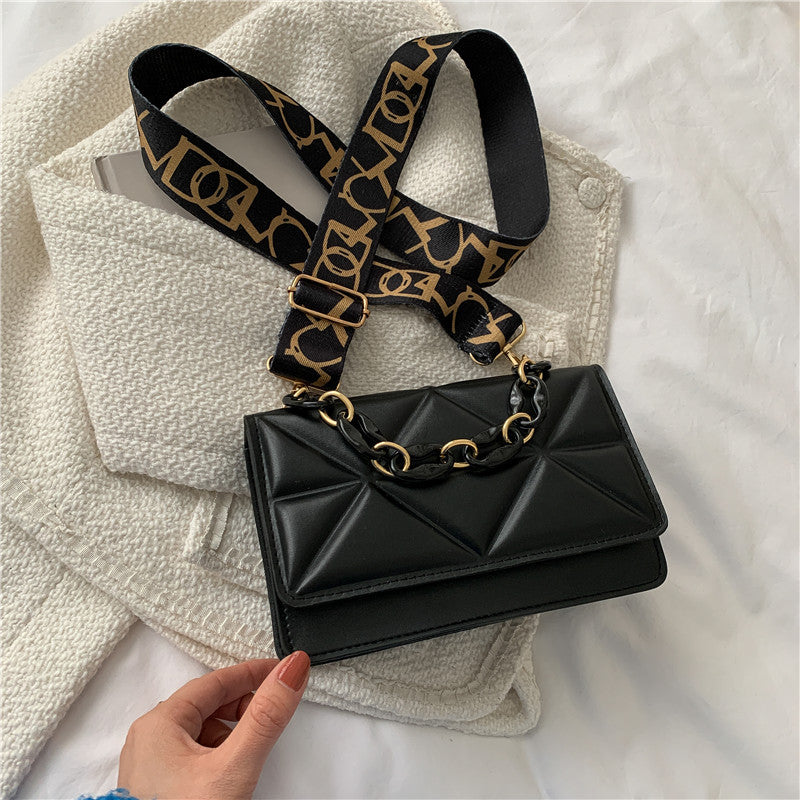 Women's Fashion Diamond Korean High-grade Niche Retro Handbags