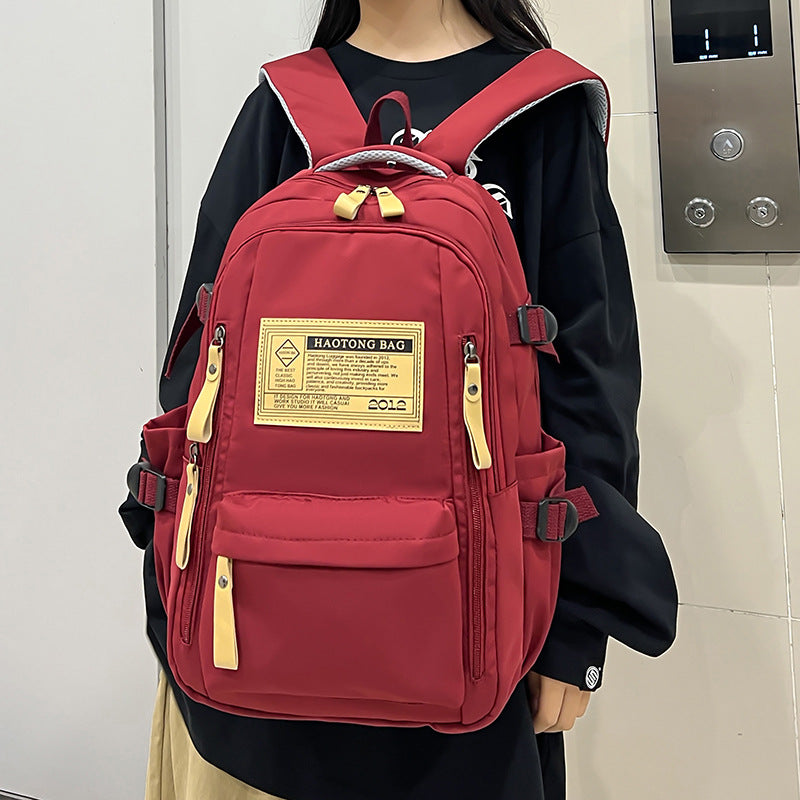 Women's Korean Style High College Simple Fashion Backpacks