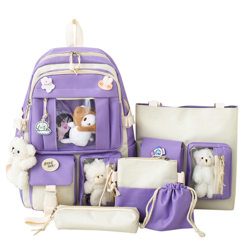 Lightweight Primary Cute Fashion Large Capacity Middle School Students' Schoolbags