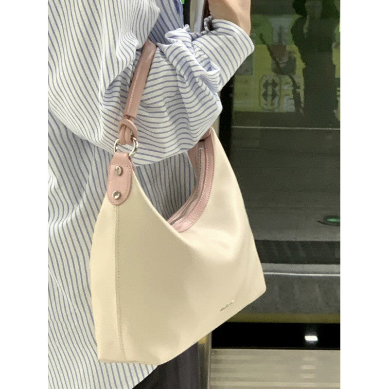 Women's Large Capacity Design Pink Commuter Portable Crossbody Bags