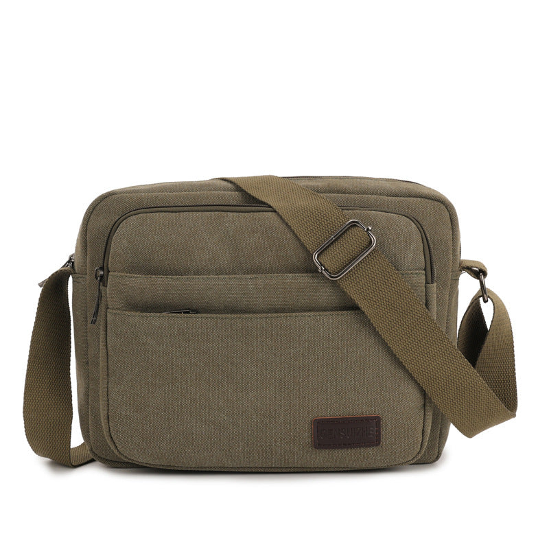 Men's New Canvas Simple Leisure Kit Men's Shoulder Bags