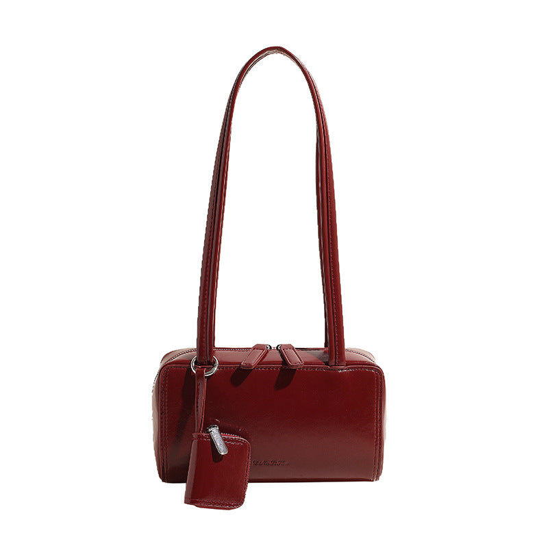 Women's Preppy Style Korean High Sense Retro Shoulder Bags