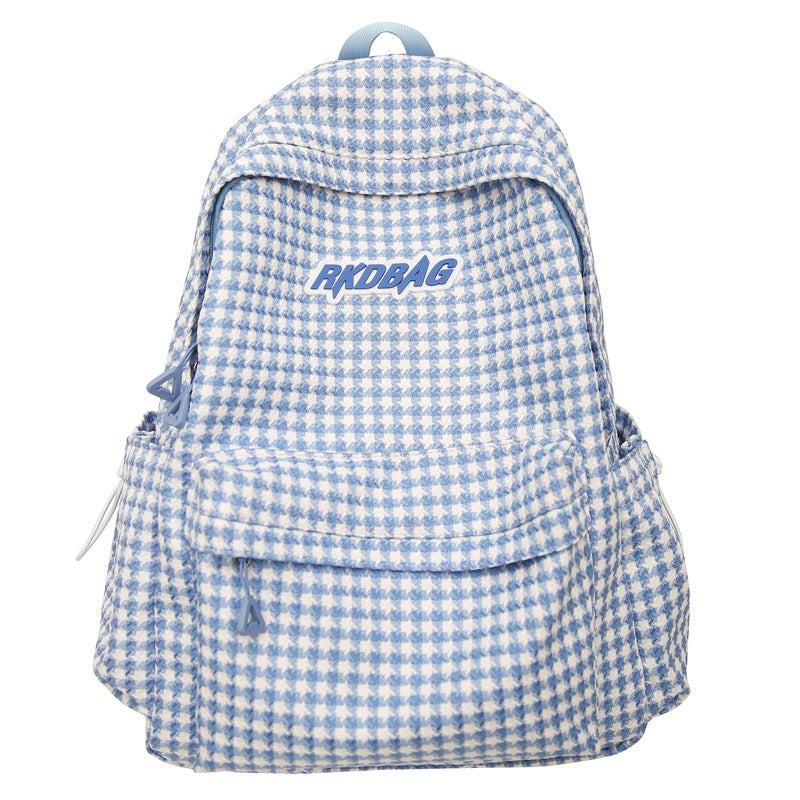 Women's Glamorous Comfortable Stylish Sweet Plaid Backpacks