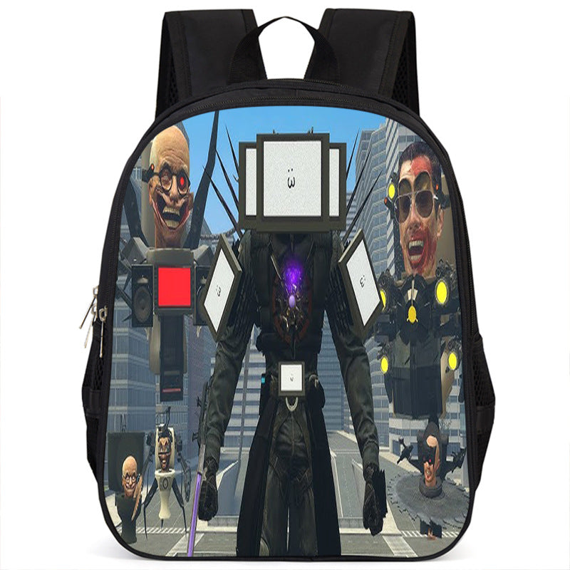 Electric Drill Red Lotus Monitor Inch Backpacks
