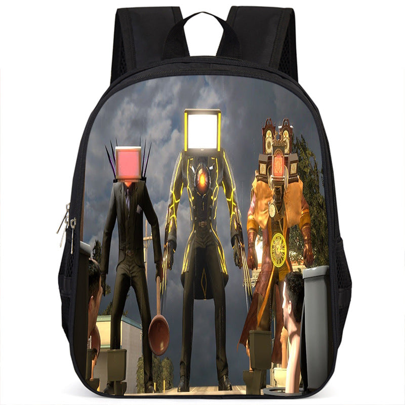 Electric Drill Red Lotus Monitor Inch Backpacks