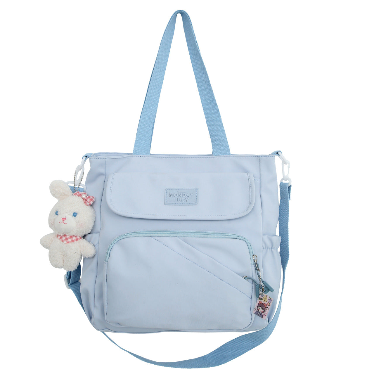 Simple Versatile Large Capacity Portable Cute Tuition Shoulder Bags