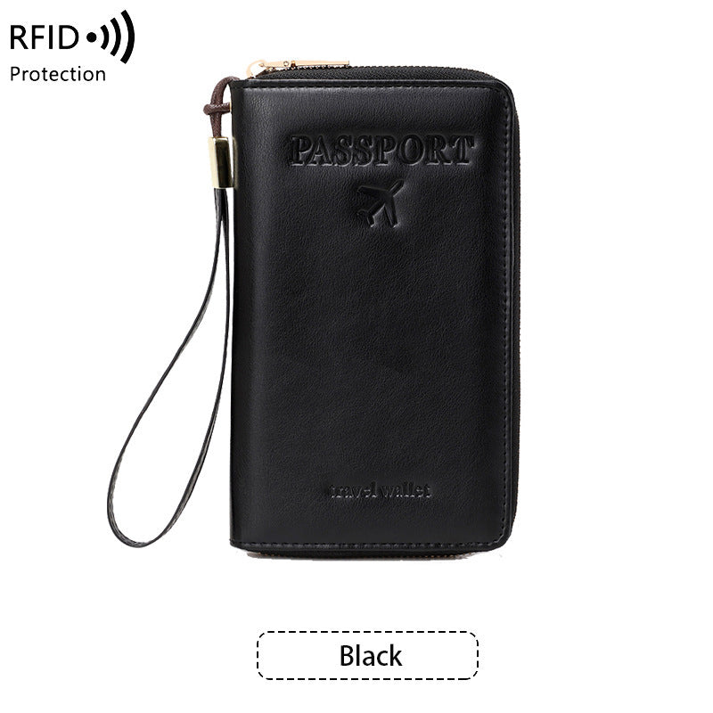 Durable Charming Document Swiping Passport Zipper Id Package