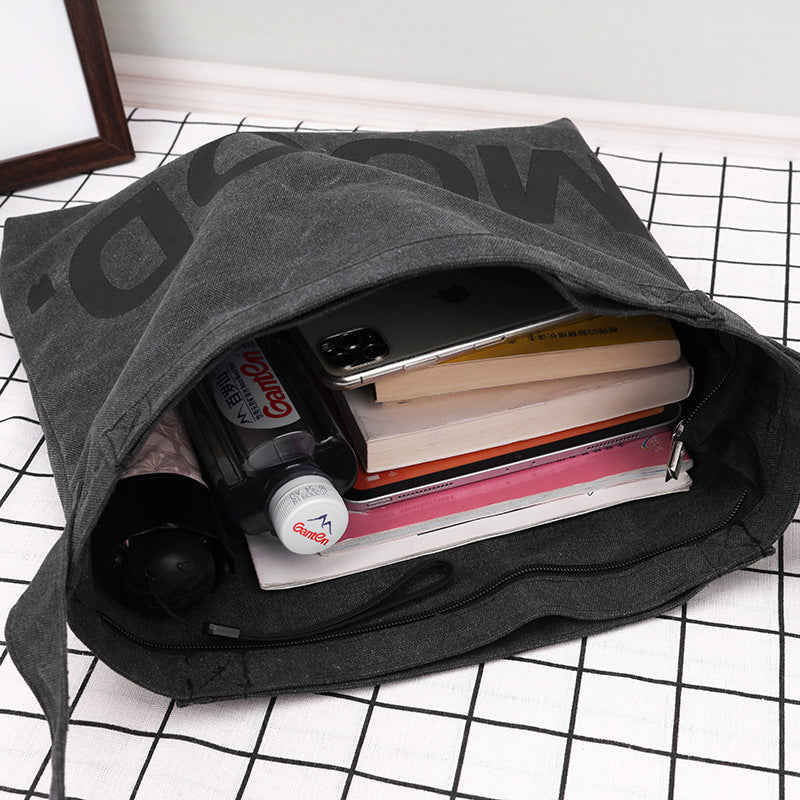 Women's & Men's & Canvas Large Capacity Korean Style Crossbody Bags