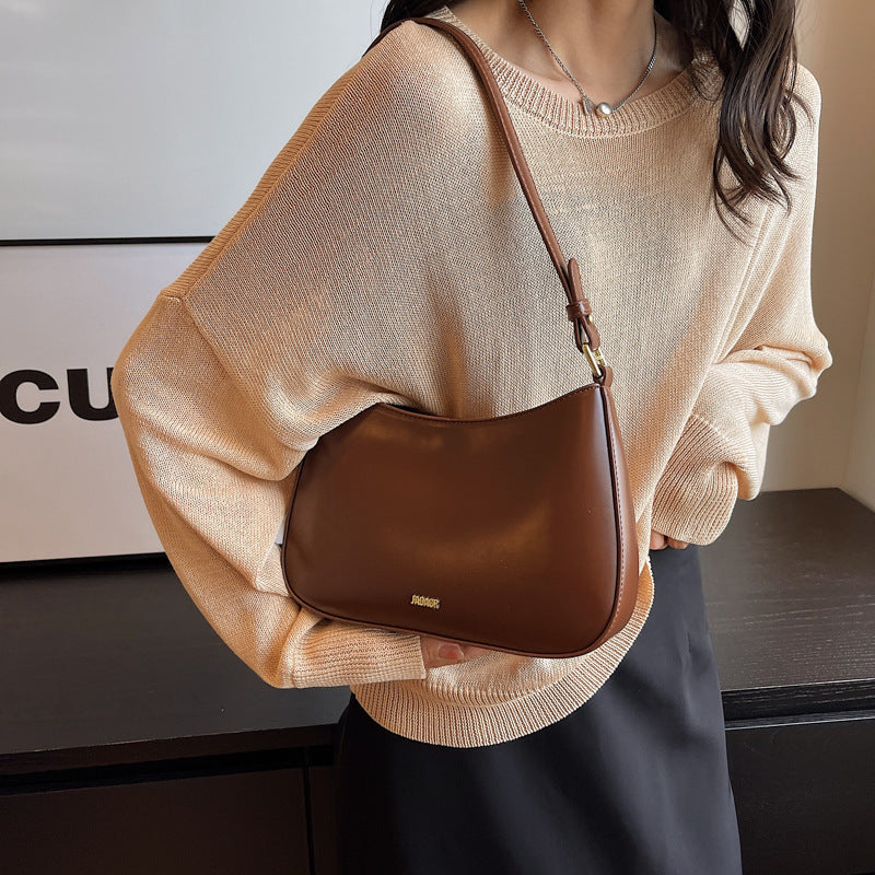 Women's High Sense Design Baguette Fashion Underarm Armpit Bags