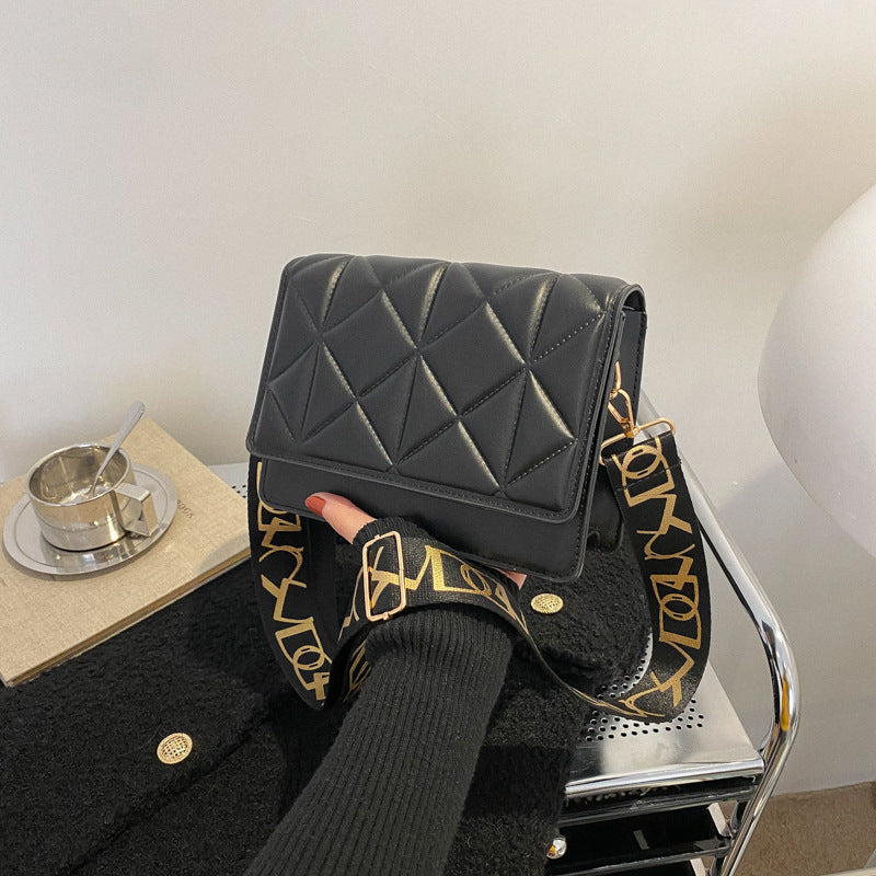 Women's Color Texture Western Style Korean Fashion Bags