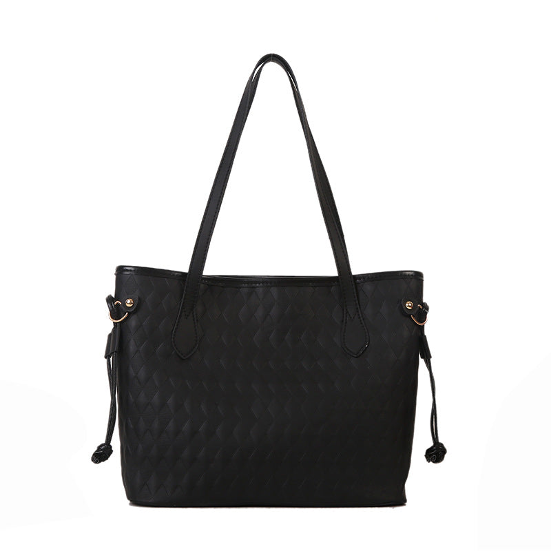 Women's Korean Style Commute Minimalist Retro Solid Shoulder Bags