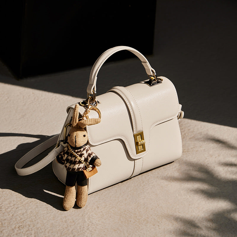 Women's High Sense Mother Elegant Genuine Leather Handbags