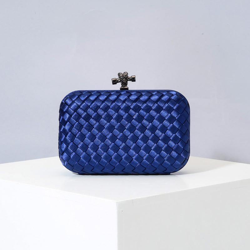 Women's Graceful Silk Hand-woven Simplicity Dinner Evening Bags