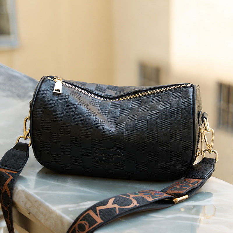 Women's Summer Leather Pillow Underarm High-grade Crossbody Bags