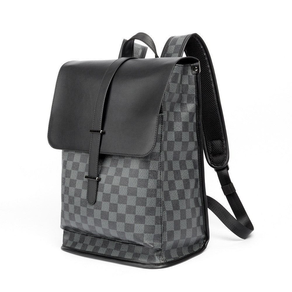 Men's Korean Large Capacity Trendy Crazy Horse Backpacks