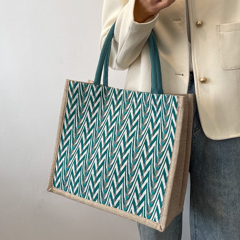 Large Capacity Canvas Class Commuter Fashion Tote Bags