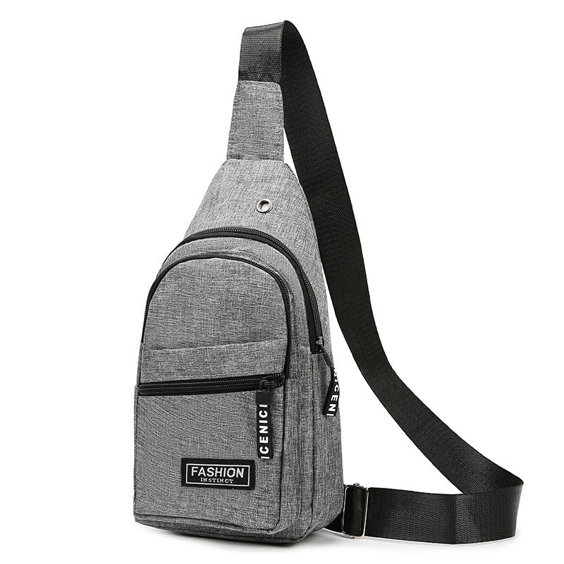 Men's Cool Elegant Running Luminous Waterproof Men's Chest Bags