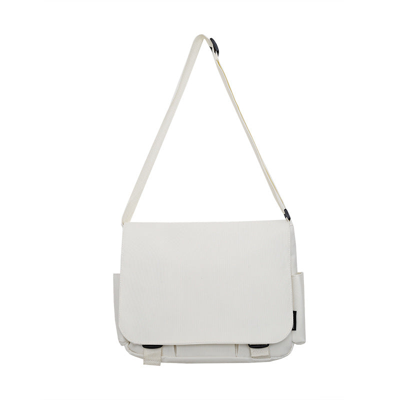 Men's Simple Canvas Large Capacity Difference Shoulder Bags