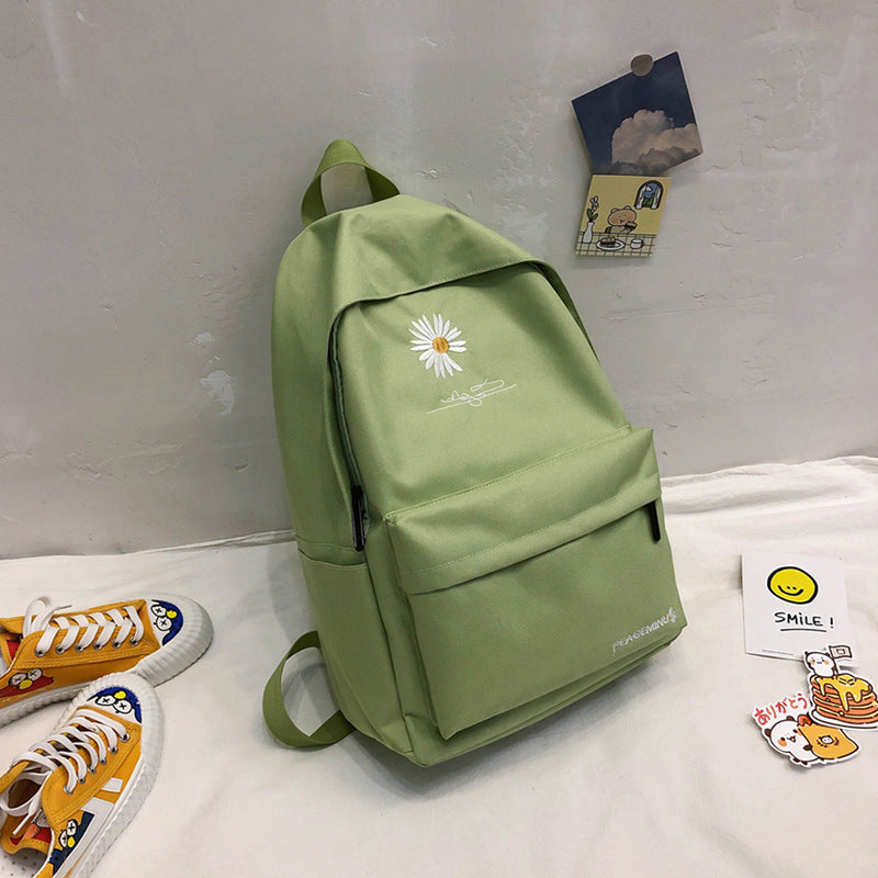 Korean Style Little Daisy Versatile Large Capacity Backpacks