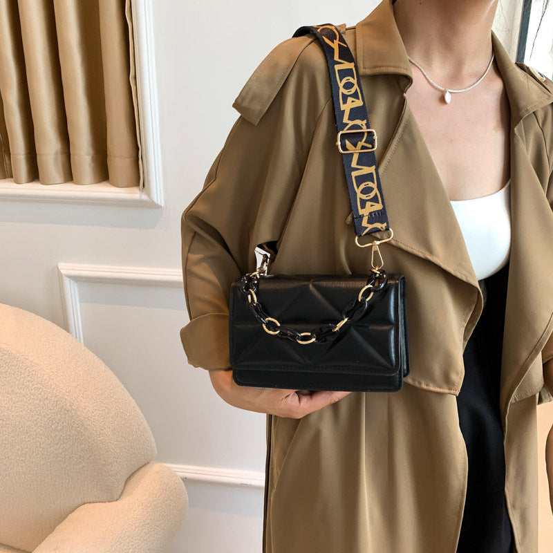 Women's Fashion Popular Chain For Texture Niche Shoulder Bags