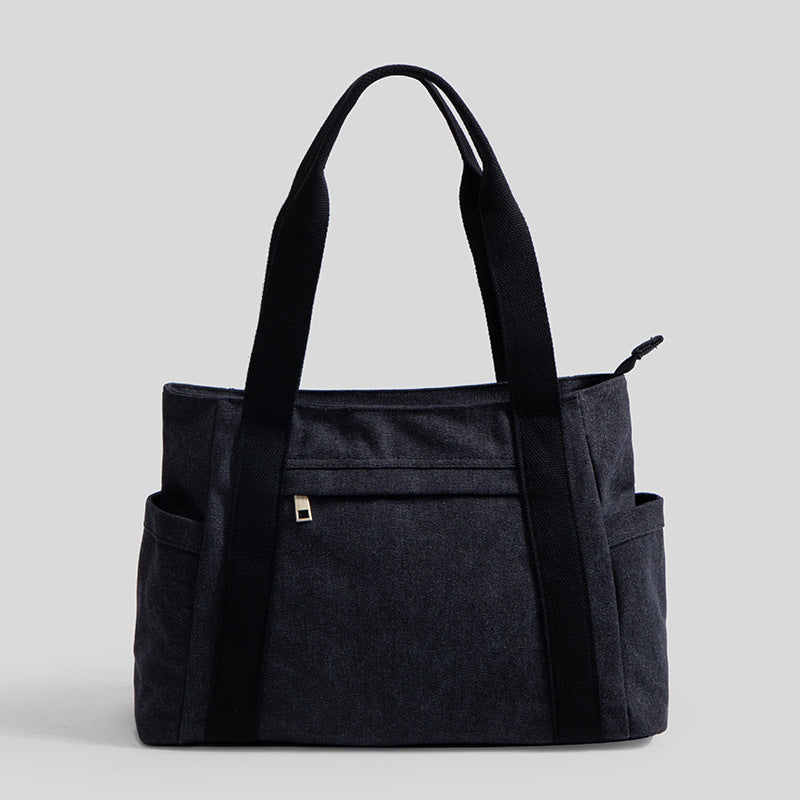 Women's Large Capacity Canvas Retro Simple Shoulder Bags