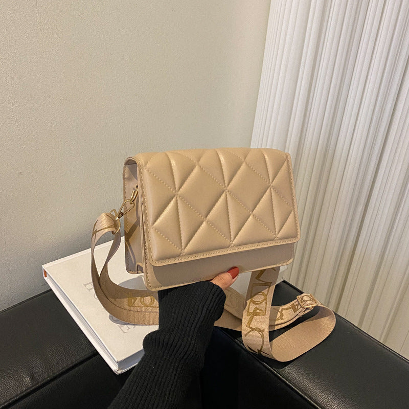 Women's Color Texture Western Style Korean Fashion Bags