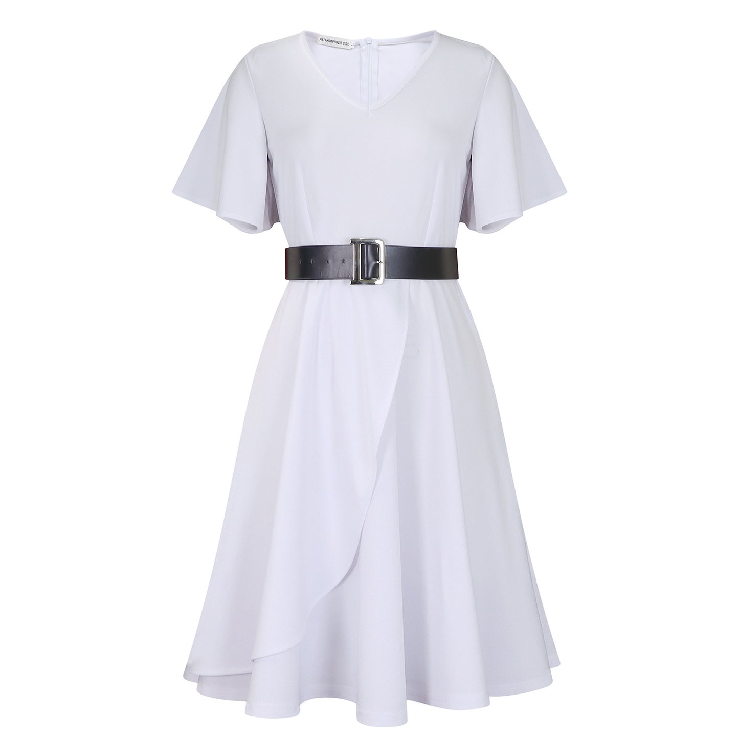 Women's Large Summer Fashion Elegant Graceful Flared Dresses