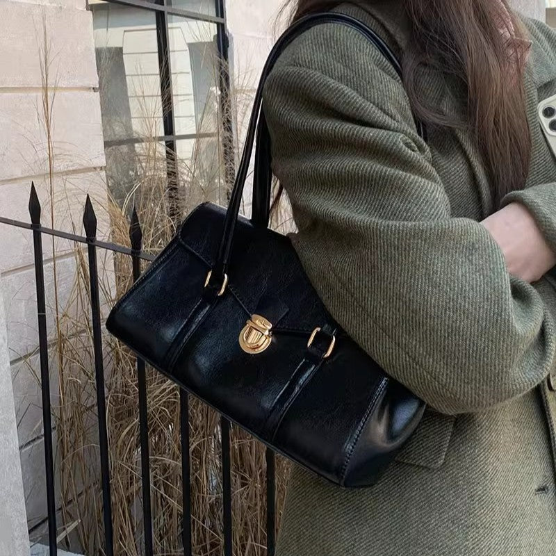 Women's Retro High-grade Underarm Document Fashion Simple Tote Bags