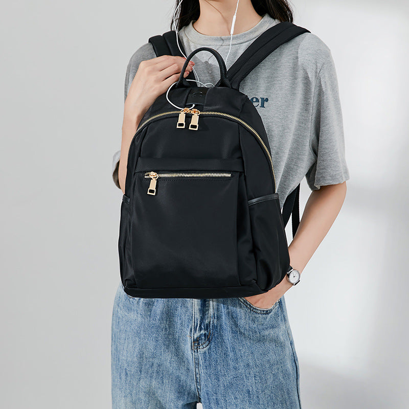 Female Oxford Cloth Simple Large Capacity Backpacks