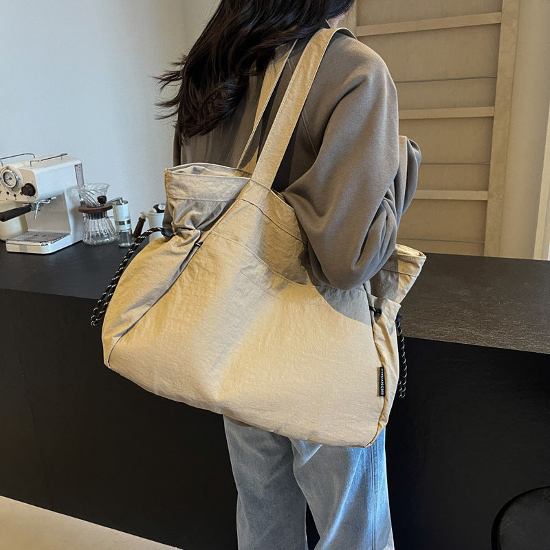 Women's Large Capacity Totes Nylon Korean Style Shoulder Bags