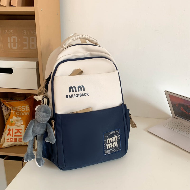 Women's High Quality American Retro Trendy Large Backpacks