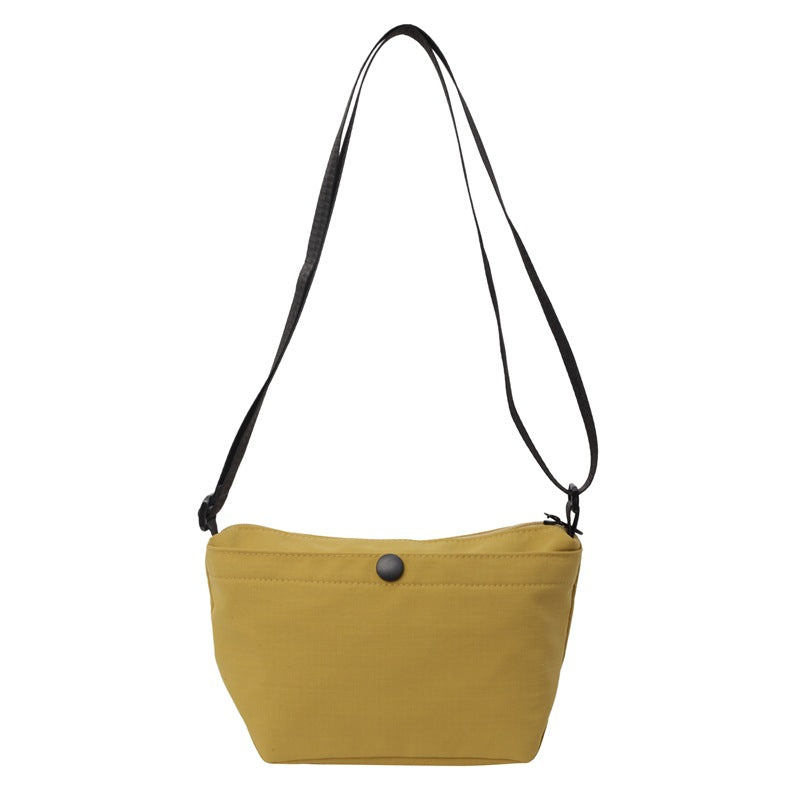 Solid Color Cloth Portable Simple Change Crossbody Bags