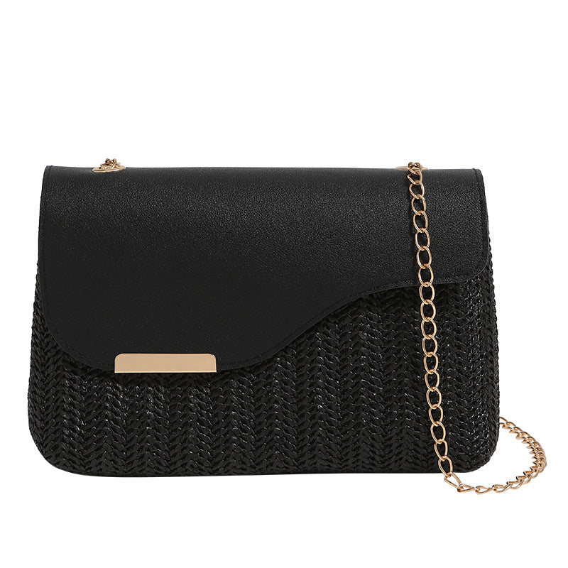 Women's Classic Classy Woven Straw Live Crossbody Bags