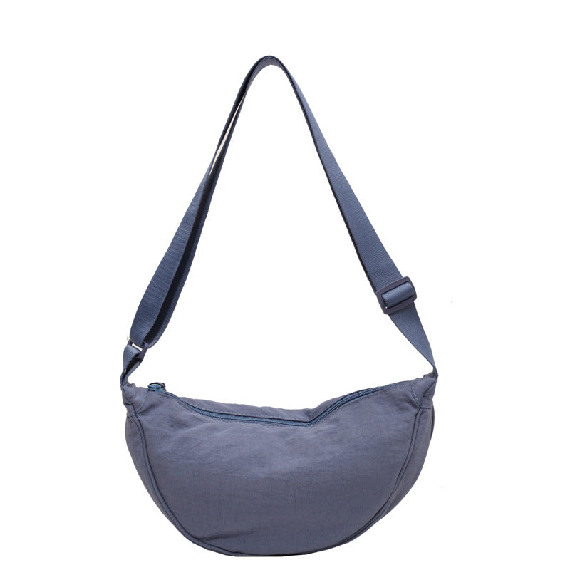 Pleated Dumpling Korean Style Solid Color Shoulder Bags